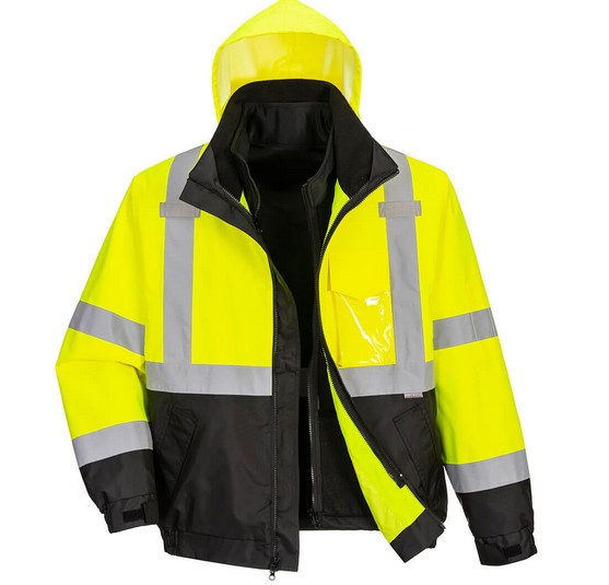 Hi-Viz Safety Bomber Jacket