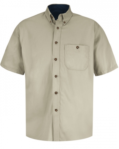 Shirt Deluxe Cotton Twill Short Sleeve  100% Cotton 