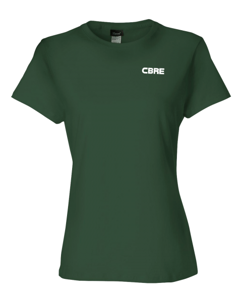 Ladies T- Shirt  Deep Forest Green 100% Cotton <br><h4>( Limit of 5 per Year -- Outdoor Use ONLY )</h4>